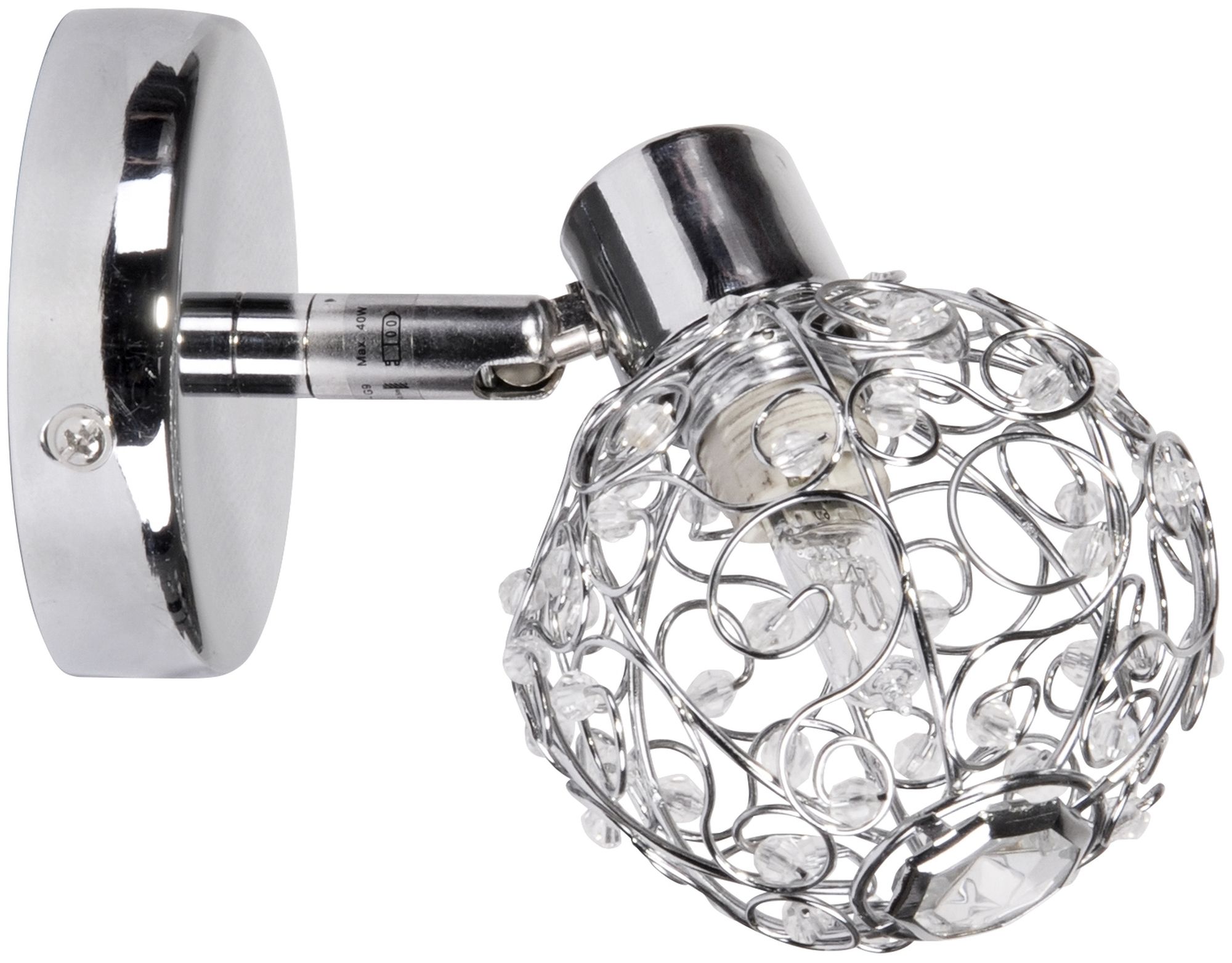 Candellux Collar kinkiet 1x40W chrom 91-13637