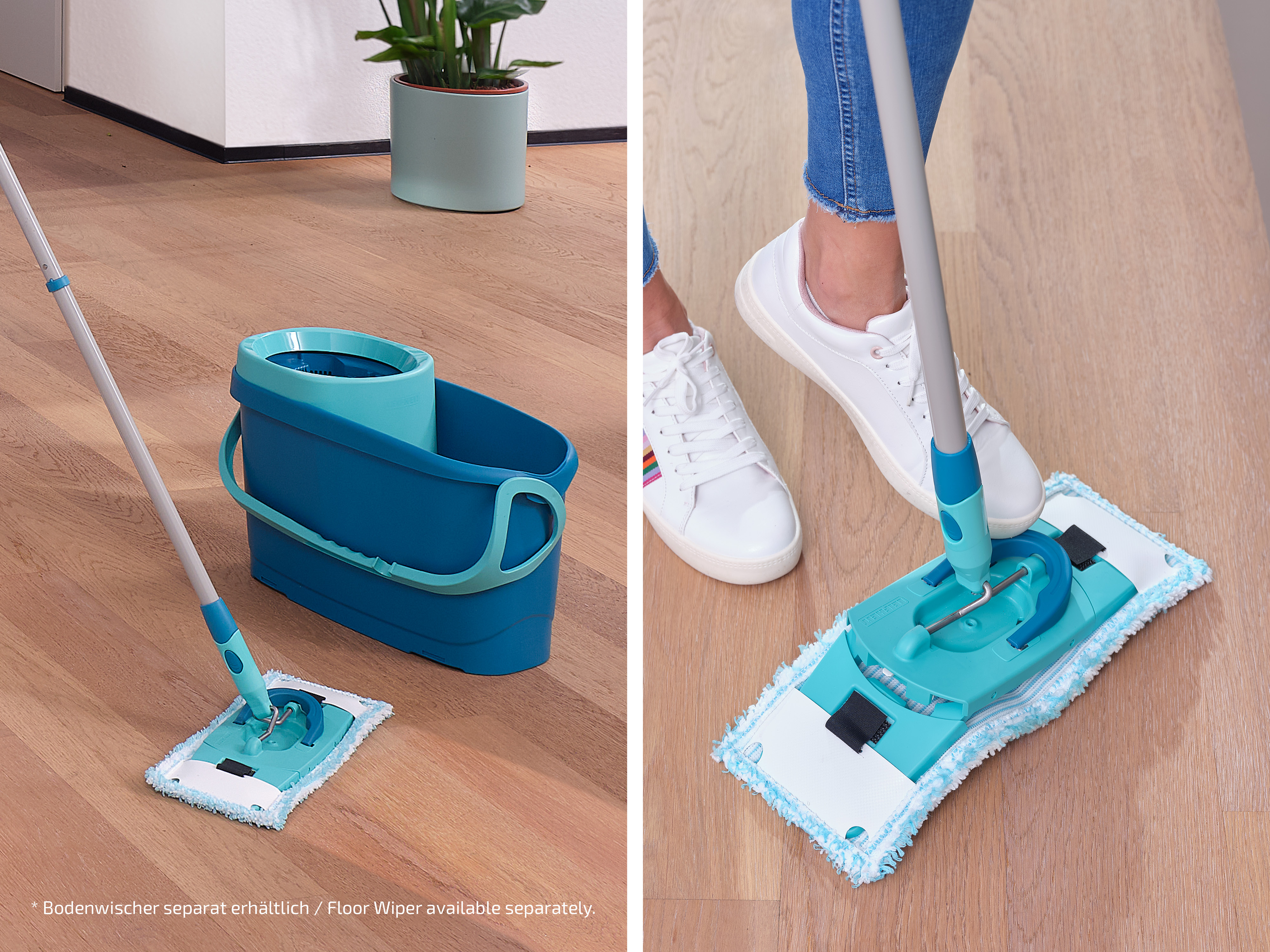 Leifheit Clean Twist M Ergo nakładka do mopa micro duo 52123 - Wysyłka w 24h