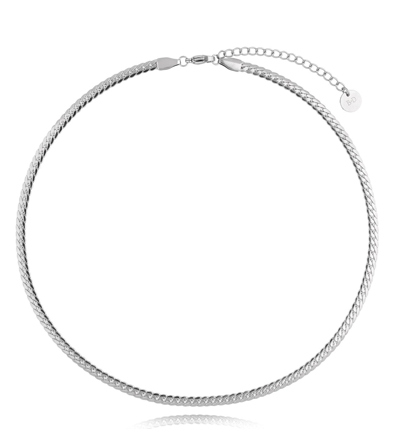 Naszyjnik żmijka srebrny NSA0770