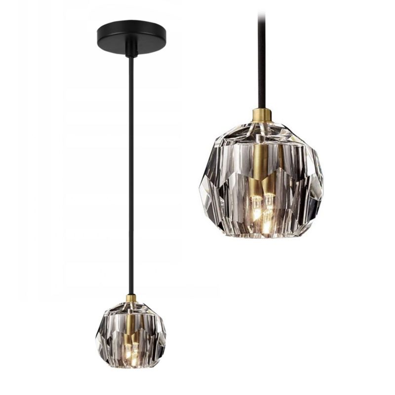 Lampa Sufitowa Wisząca Toolight App586-1Cp Czarny 1 Szt