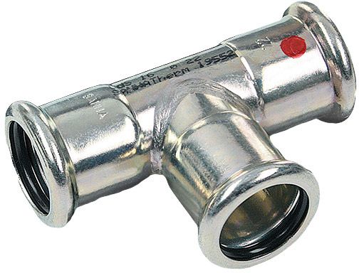 Trójnik stalowy Sanha 22 mm