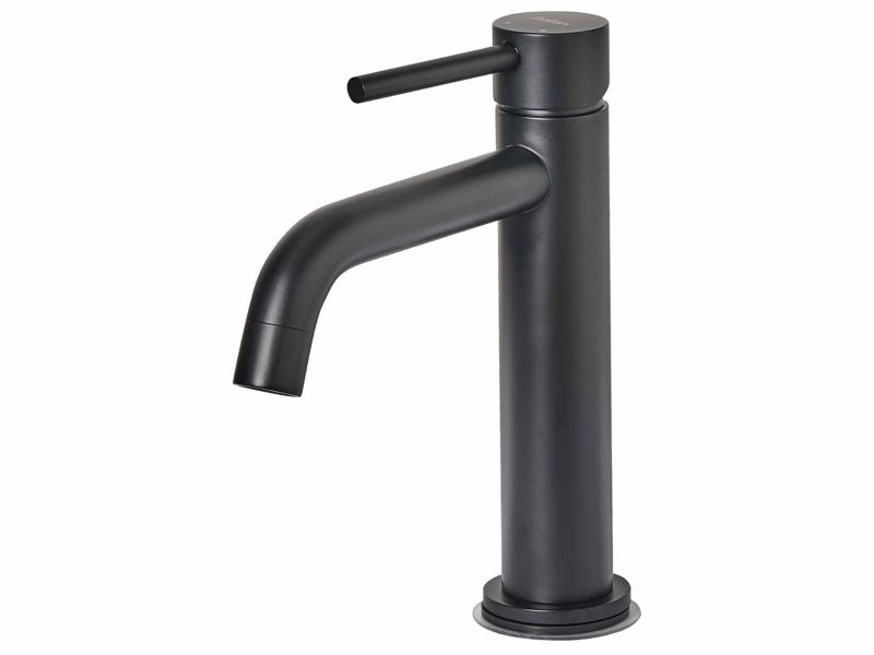 Bateria umywalkowa wysoka Salinas Mosiądz Czarny 1 szt.