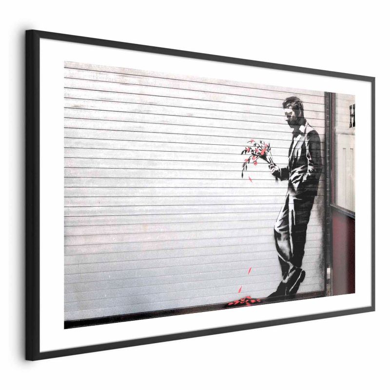 Plakat Artgeist Zakochany 42x29,7 cm z ramą czarną z marginesem 1 szt