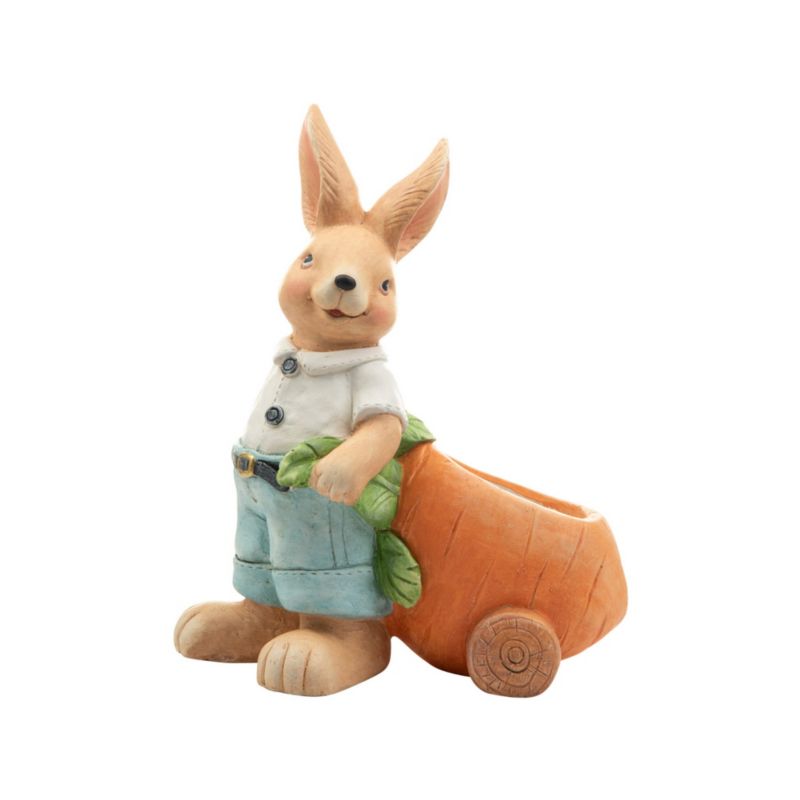 Dekoracyjna figurka, Solis Decor, 216Q23124B, Zając duży, 1 szt.