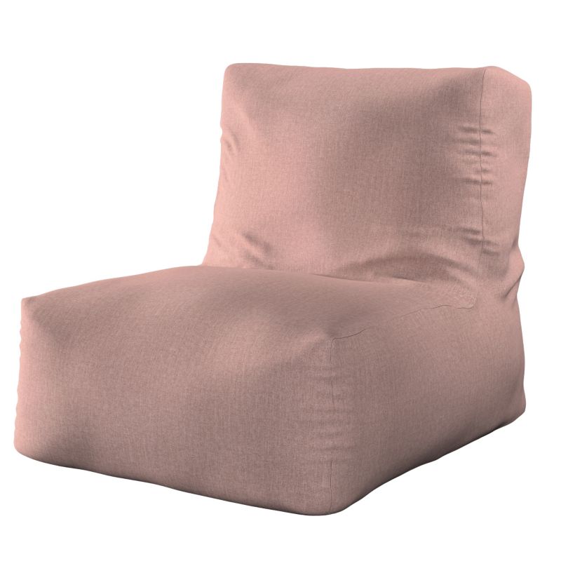 Pufa- fotel Dekoria 67 x 31 x 75 cm zgaszony róż szenil 1 szt.