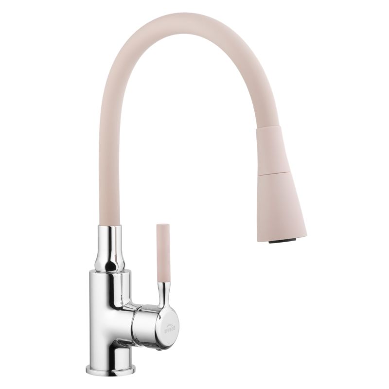 Bateria kuchenna Invena Hula z 2-funkcyjną wylewką beżowa 1 szt.