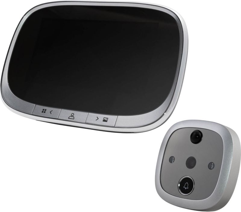 Wizjer cyfrowy Gerda Optic 4,3" srebrny