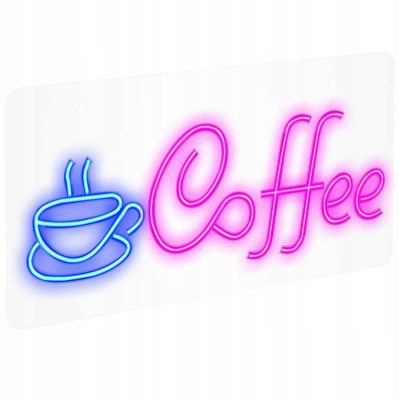 Neon LED Forever Light coffee kawiarnia kinkiet szyld 1 szt.