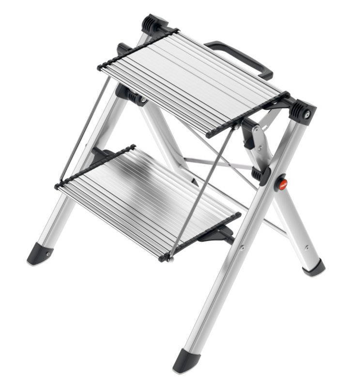 Schodki składane aluminiowe HAILO MK80 ComfortLine 2 stopnie 1 szt.