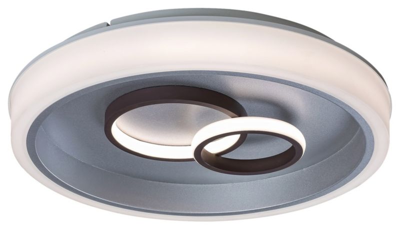 Plafon Rabalux Portia srebrno-biały LED 40W 4000K 1780lm IP20 wym: 9,5 x 50 x 50 cm metal - 1 szt.