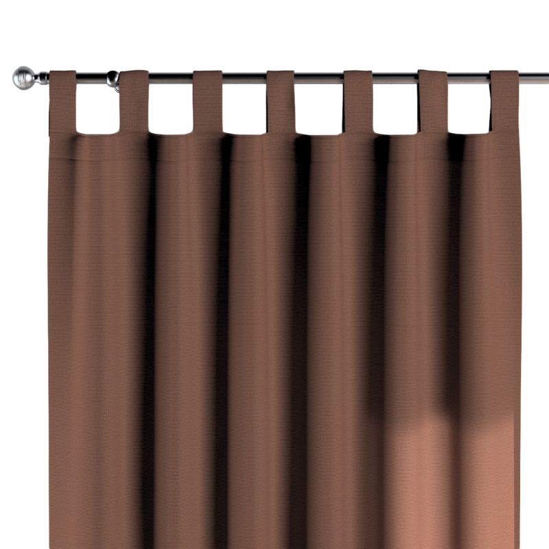Zasłona na szelkach 1 szt. 130 x 245 cm Dekoria brązowy 1 szt.