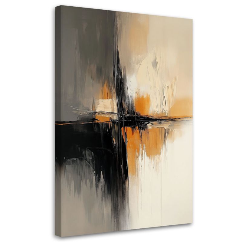 Obraz na płótnie Feeby Abstrakcja w odcieniach Beżu 60x90cm 1szt