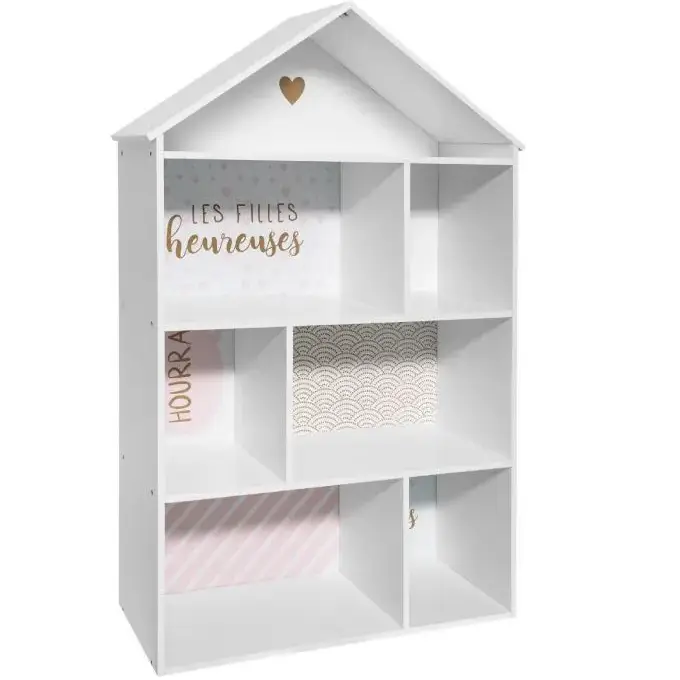 Regał dziecięcy do pokoju dziecka 7 przegródek DB