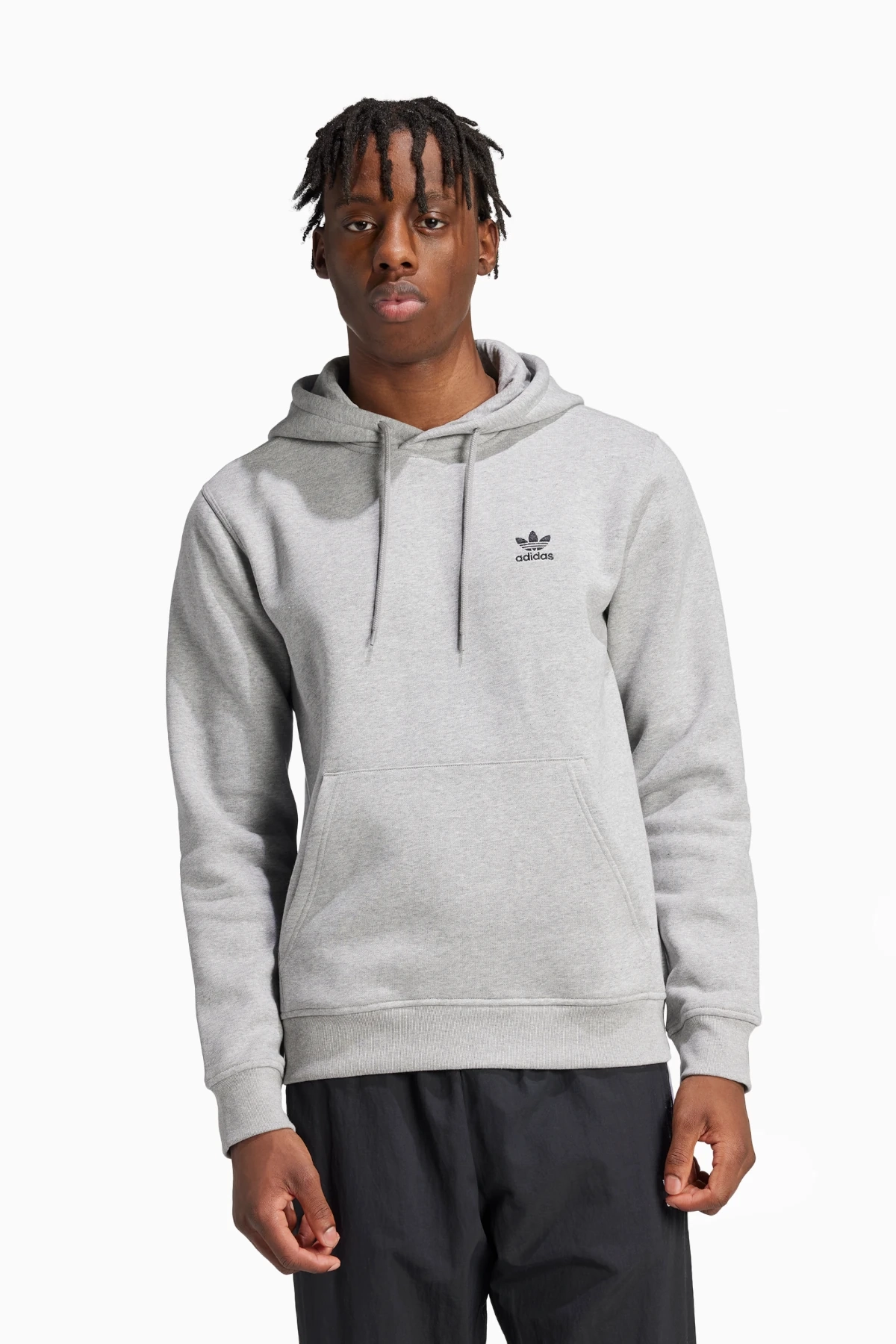 Bluza z kapturem adidas Trefoil Essentials - Szary