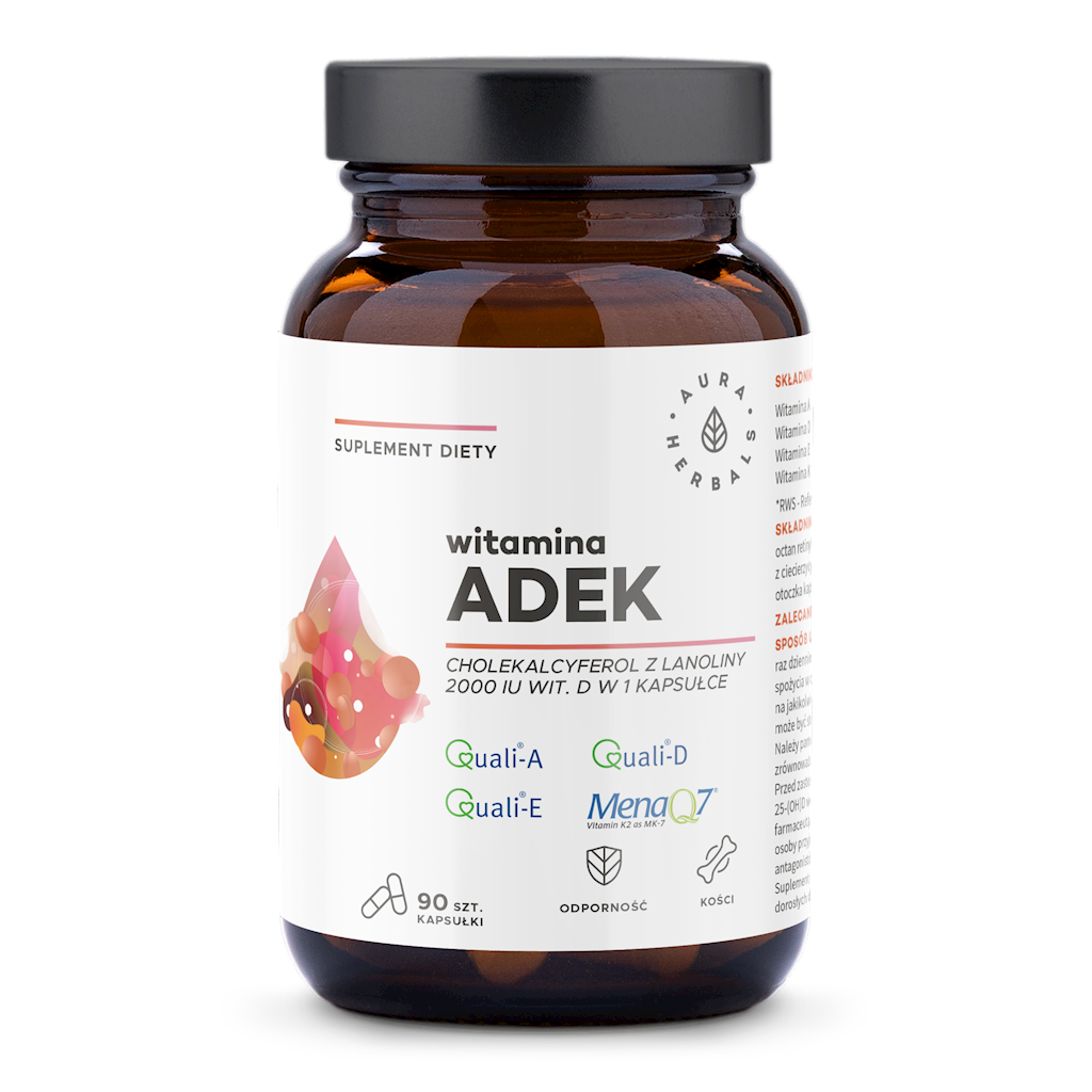 Witamina ADEK 90kaps. Auraherbals