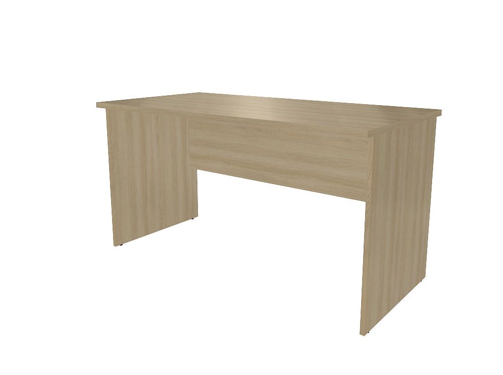 HEBE BP02/8 Biurko proste 138,5x80x74h (Kolor: Dąb Lindberg)