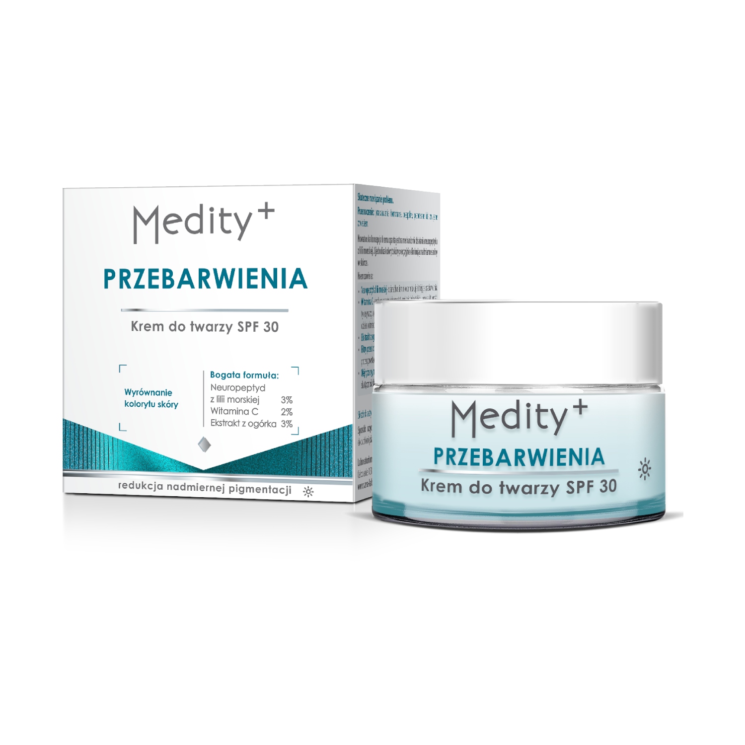 Medity+ - krem na przebarwienia, na dzień spf 30, 50 ml