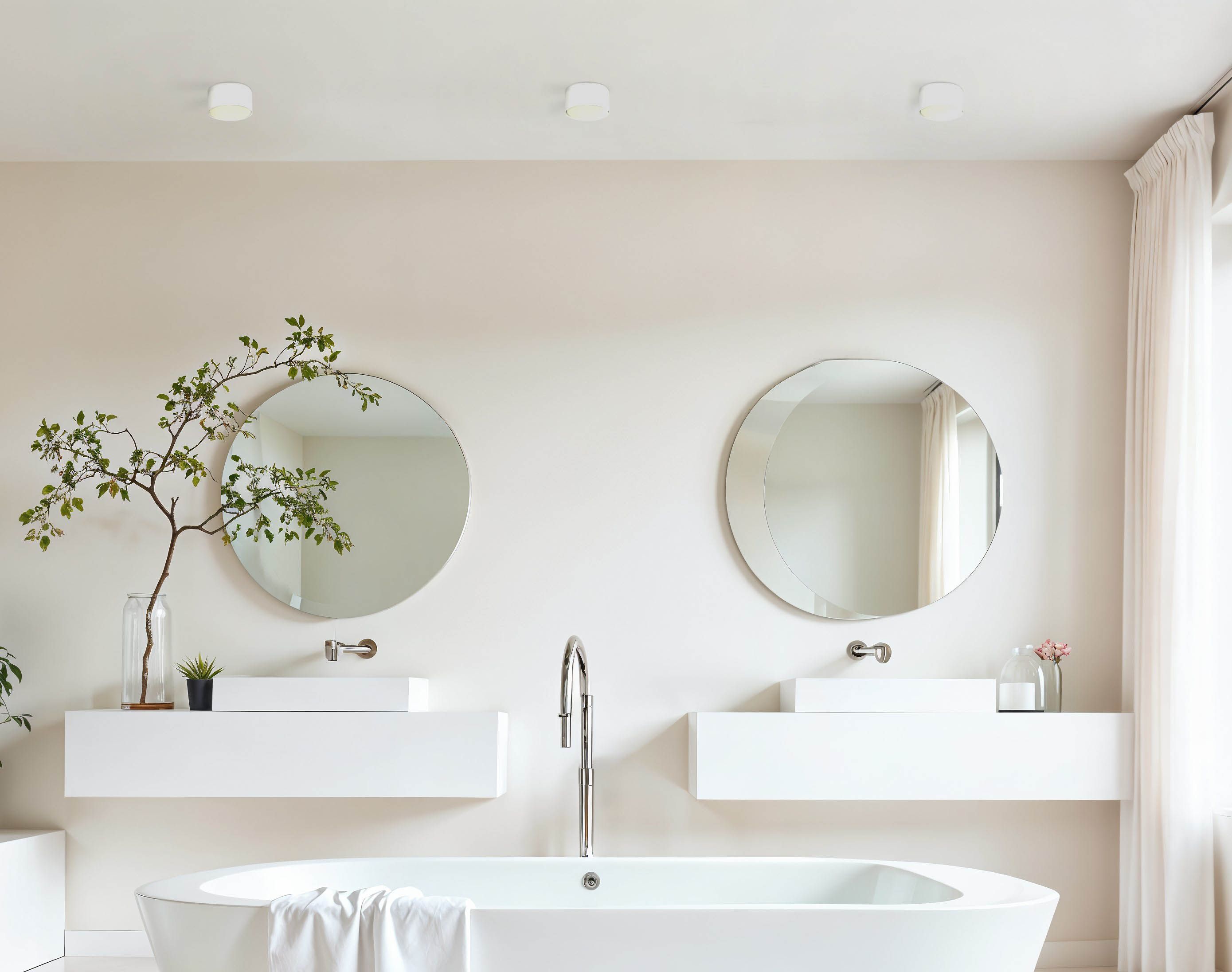 Kaja Horn lampa podsufitowa 1x10 W biała K-5471