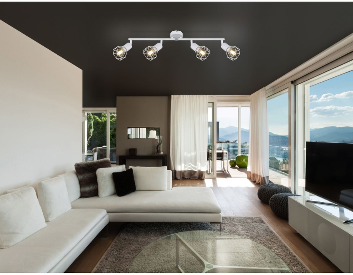 Globo Lighting Xara I lampa podsufitowa 4x40W biała 54802W-4