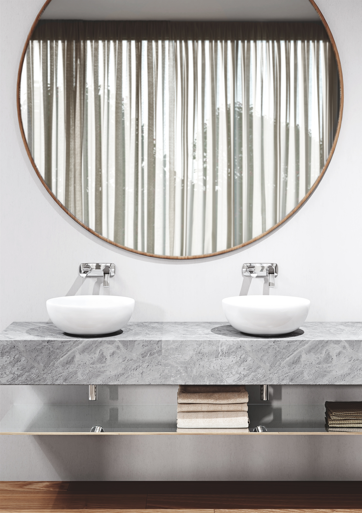 Kludi Balance bateria umywalkowa podtynkowa chrom 522470575