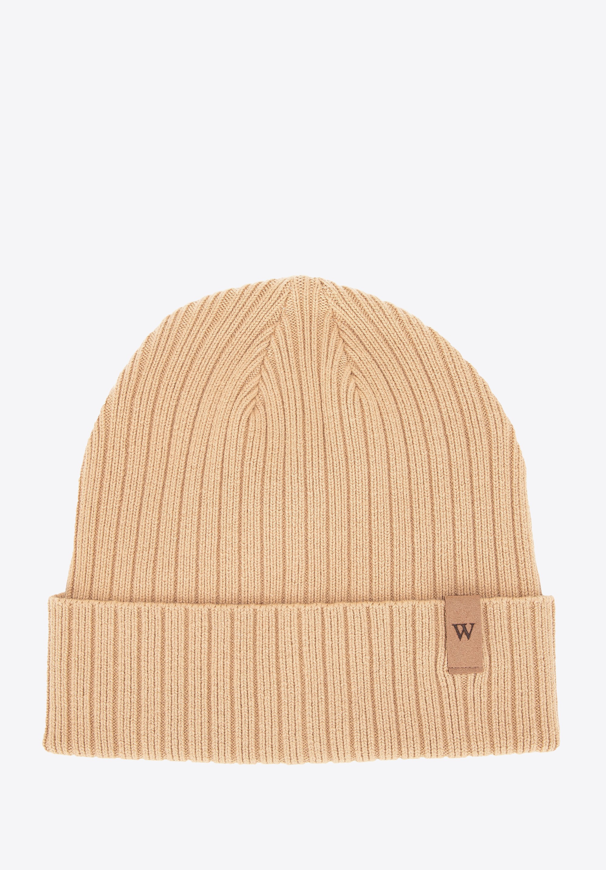 Czapka z bawełny klasyczna beżowa