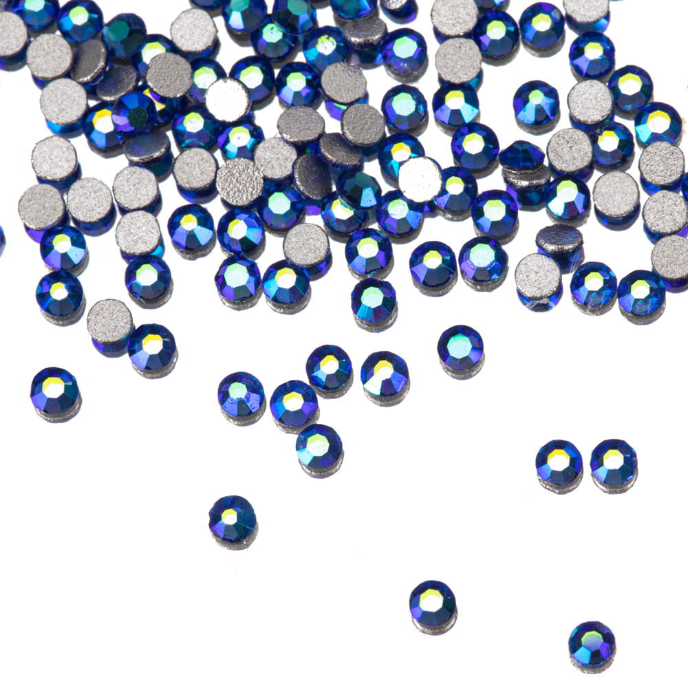 Cyrkonie do paznokci szklane SS3 Sappire AB ok.1440 szt paczka