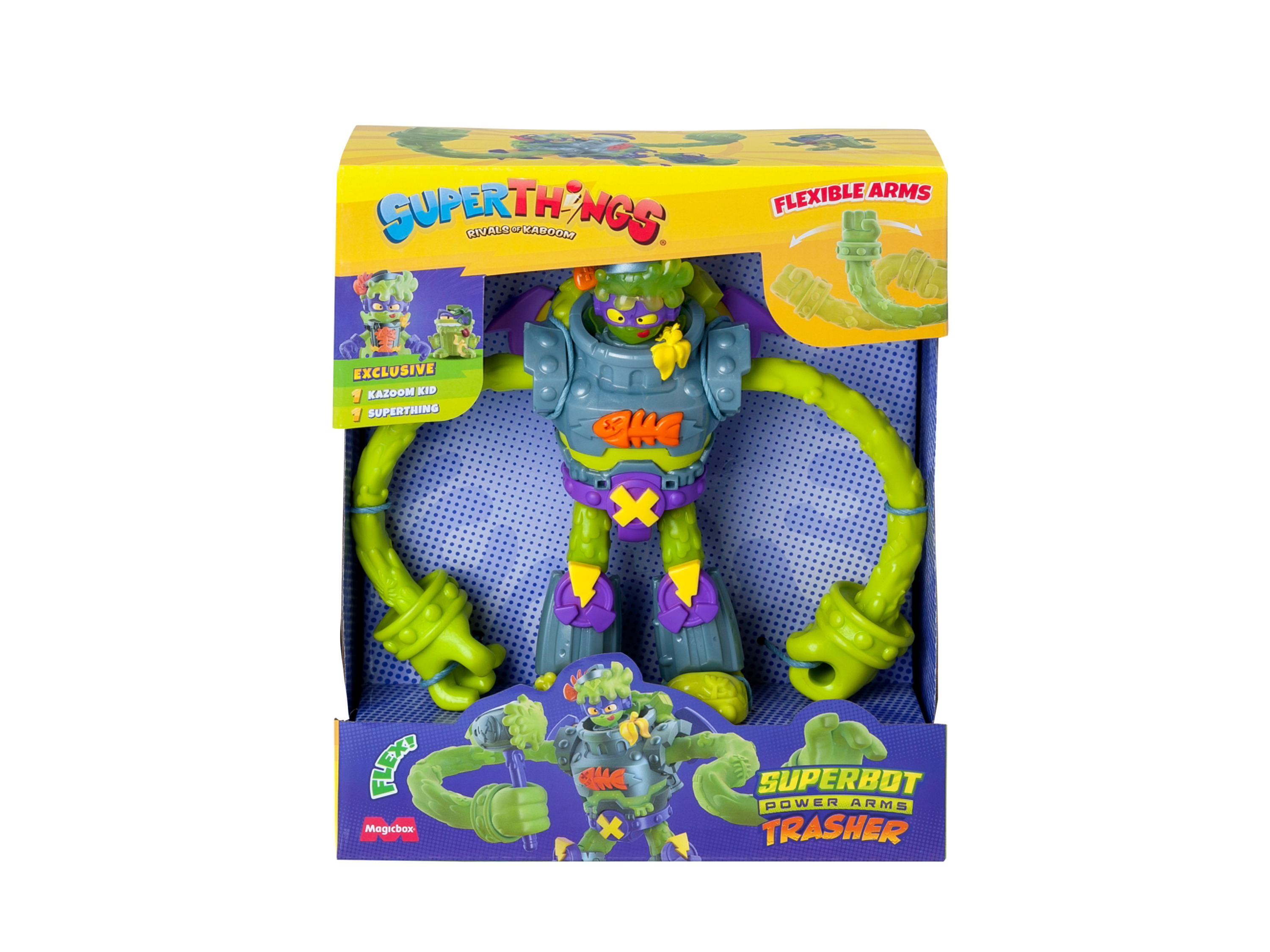 SuperThings Figurka Superbot 3 w 1 Trasher / Sugarfun Trasher