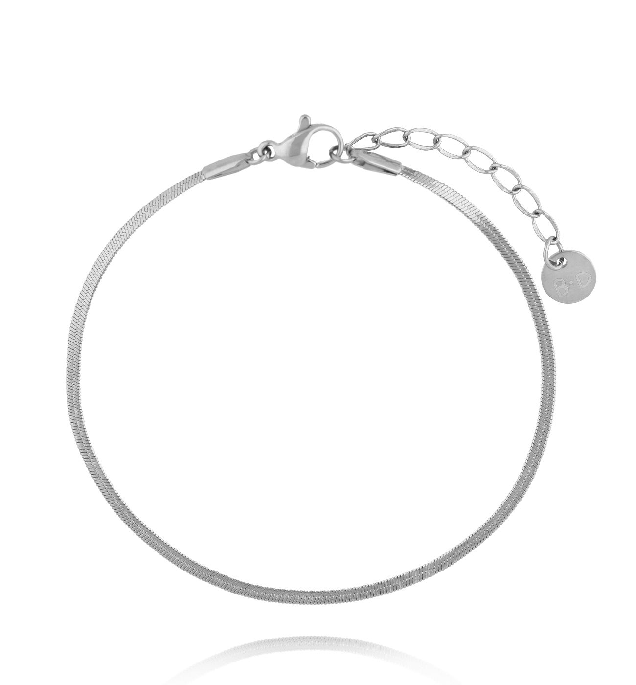 Bransoletka żmijka srebrna BSY0356