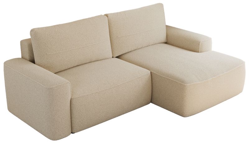 Narożnik MKS Meble BELLUNO L strona prawa beżowy boucle 1szt.