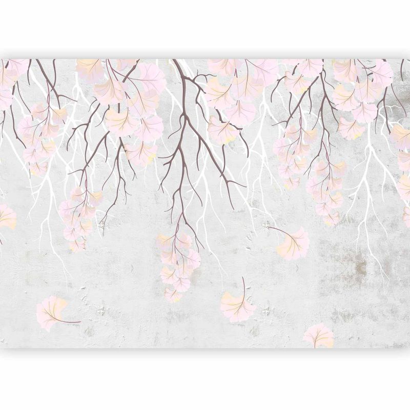 Fototapeta flizelinowa Premium Artgeist 155g/m2 Kwiaty czarna 200x140 (4 części) 0660ab rolka 1 szt