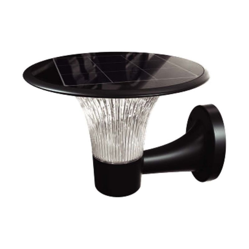 Kinkiet solarny z czujnikiem V-TAC Vt-425 czarny LED 15W 6000K - 4000K 1900lm IP65 wym: 20,65 x 25,7 x 28,85 cm - 1 szt.