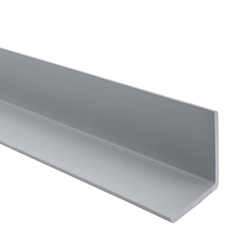 Kątownik miękki PCV 50x50mm, QUEST ochronny profil L kątowy, narożnik odbojnikowy, KM, szary, 1.8m