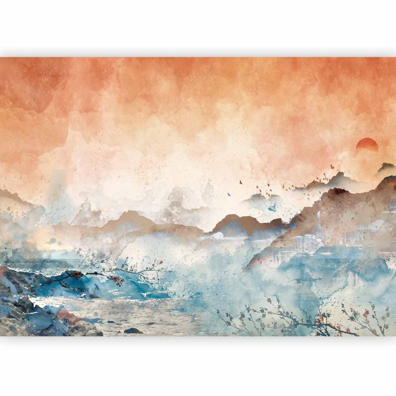 Fototapeta flizelinowa Artgeist 170 g/m2 wodoodporna Abstrakcje szara 200x140 (4 części) 10032aa rolka 1 szt