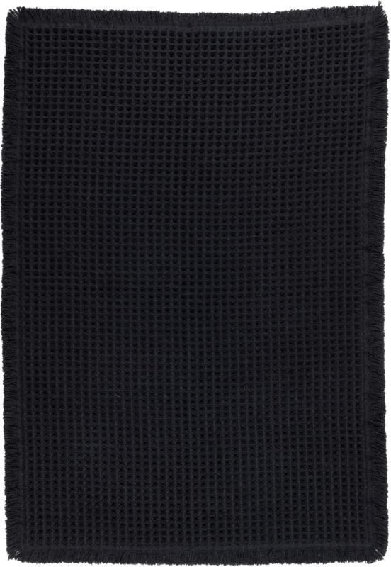 Dywanik Waffle Multidecor uniwersalny 45 x 75 cm czarny 1 szt.