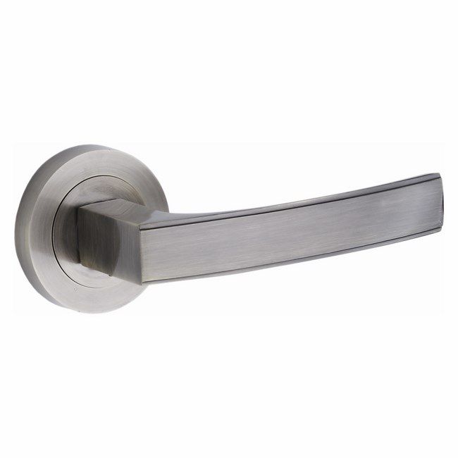 Klamka drzwiowa Kuchinox Aria krótki szyld patyna