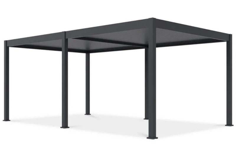 Pergola Ogrodowa Gutroof Tarasowa Deluxe Automatyczna Led 4x6 Aluminium 1 szt.