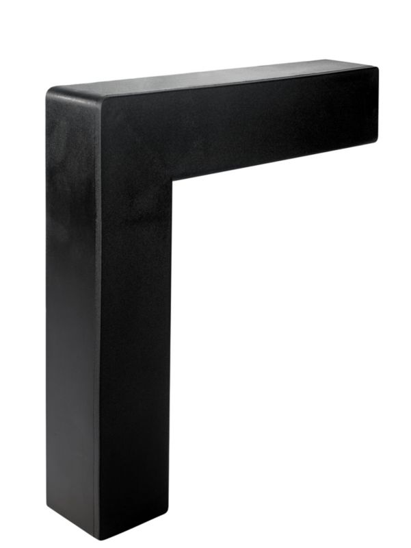 Komplet do wykończenia schodów PCV, czarny, 1m