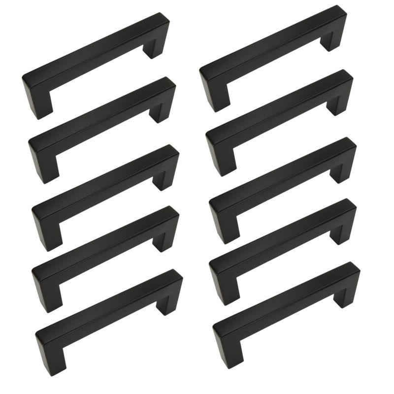 Uchwyt meblowy klasyczny B&B 128 mm czarny 10 szt