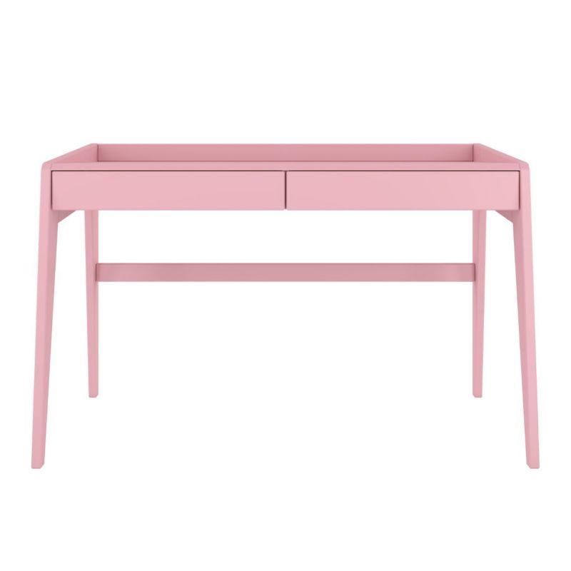 Drewniane bukowe biurko z szufladami Visby LISA jasny róż 1 szt.