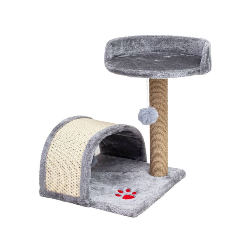 Drapak niski dla kota wieża legowisko słupek do drapania