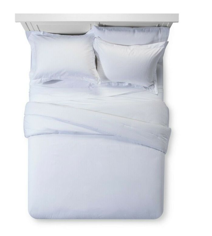 Komplet pościeli z mikrofibry KAM-POL bawełna 100% na zamek pasek 4mm 200x220 + 2x50x70 3 szt.