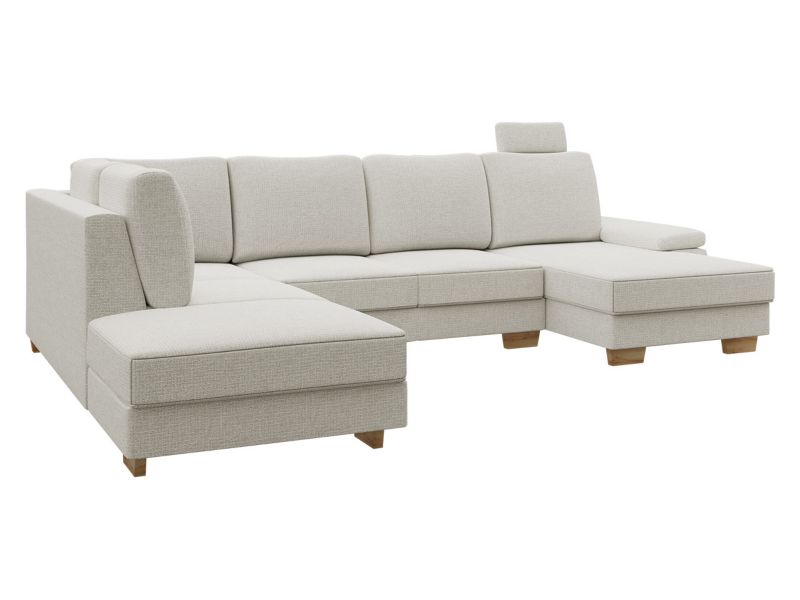 Narożnik MIRJAN 24 typu U Chivas 3 prawy OT-2R-LC plecionka zimny beż 1 szt.