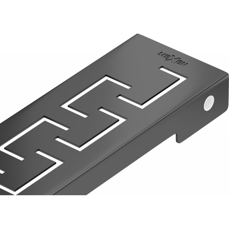 Maskownica do odpływu liniowego Mexen M15 czarna 90 szt.