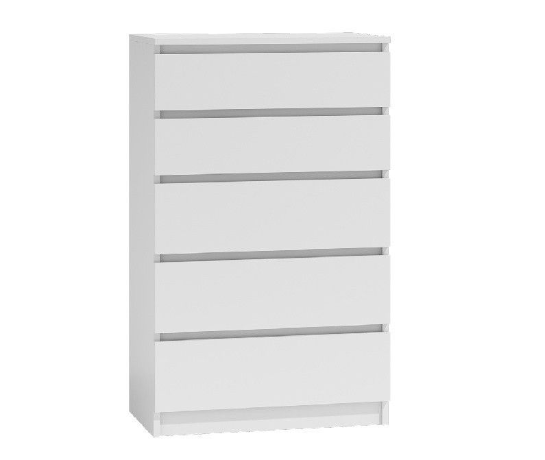 Komoda Topeshop Szafka 5 Szuflad Malwa M5 Biel 40x70x109,5 cm 1 szt.