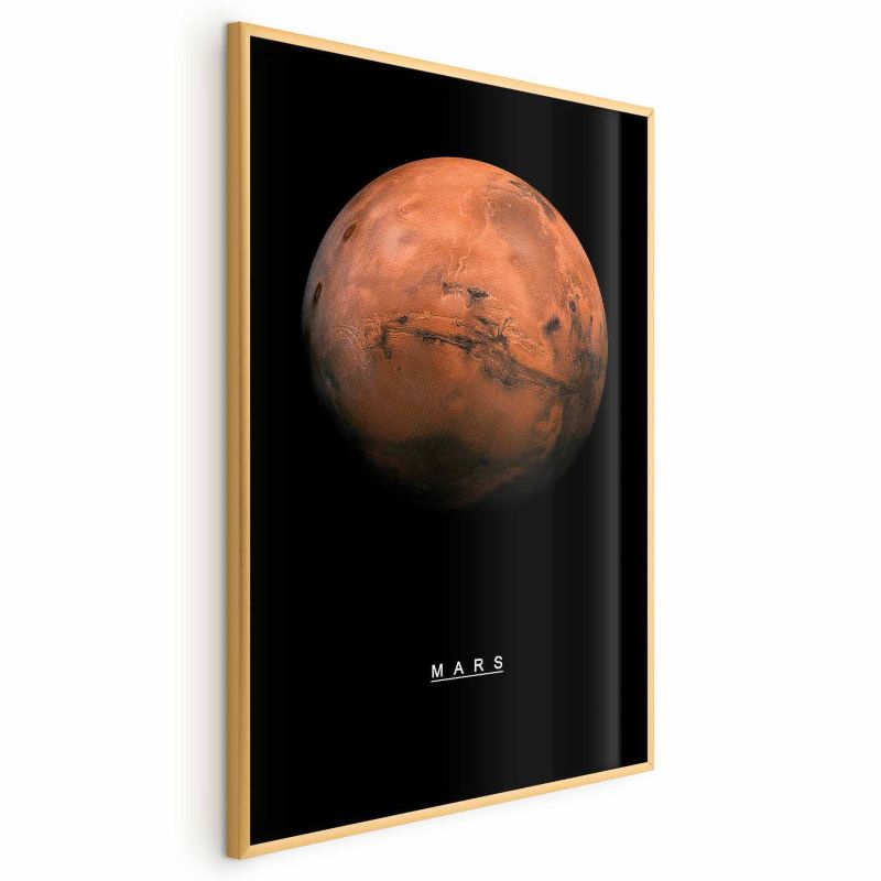 Plakat Artgeist Mars 40x60 cm z ramą złotą 1 szt