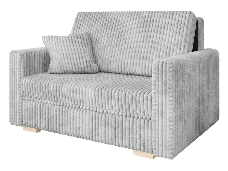 Kanapa MIRJAN 24 rozkładana Viva Piano II popielaty sztruks 1 szt.