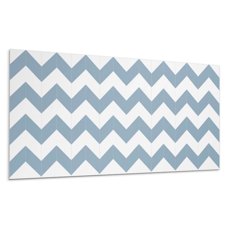 Kafelki samoprzylepne Wallfluent 40x20 cm Wzór z falującymi zygzakami 10 szt.