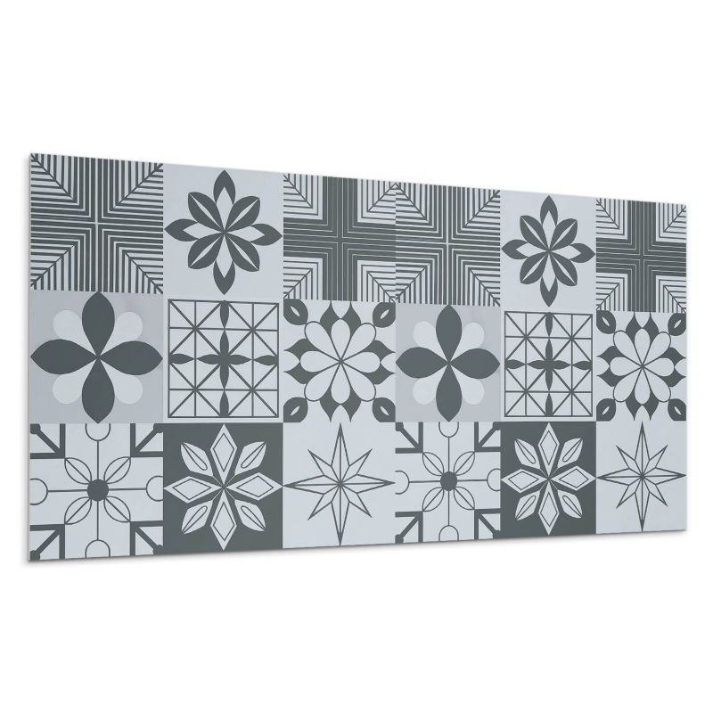 Panel samoprzylepny Wallfluent 120x60 cm Mozaikowe kształty w geometrycznym stylu 1 szt.