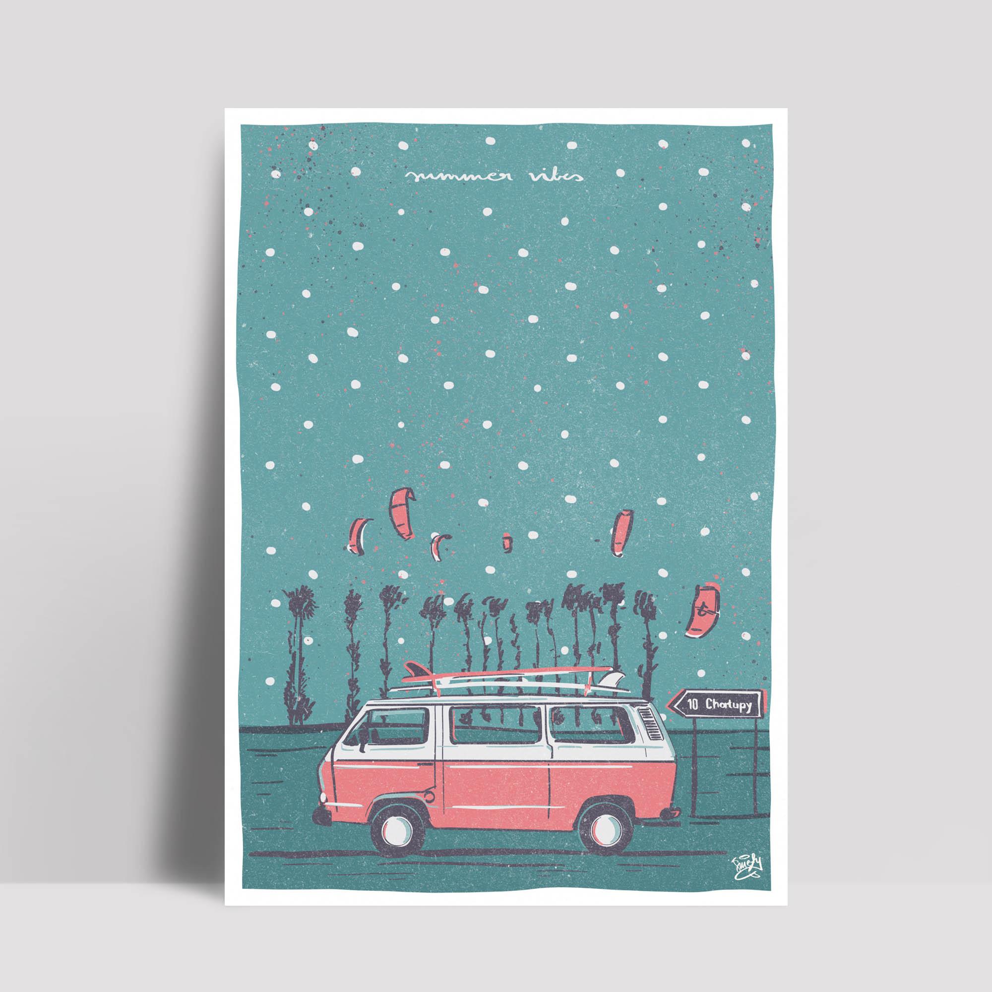 Plakat Summer Vibes – Półwysep 2022