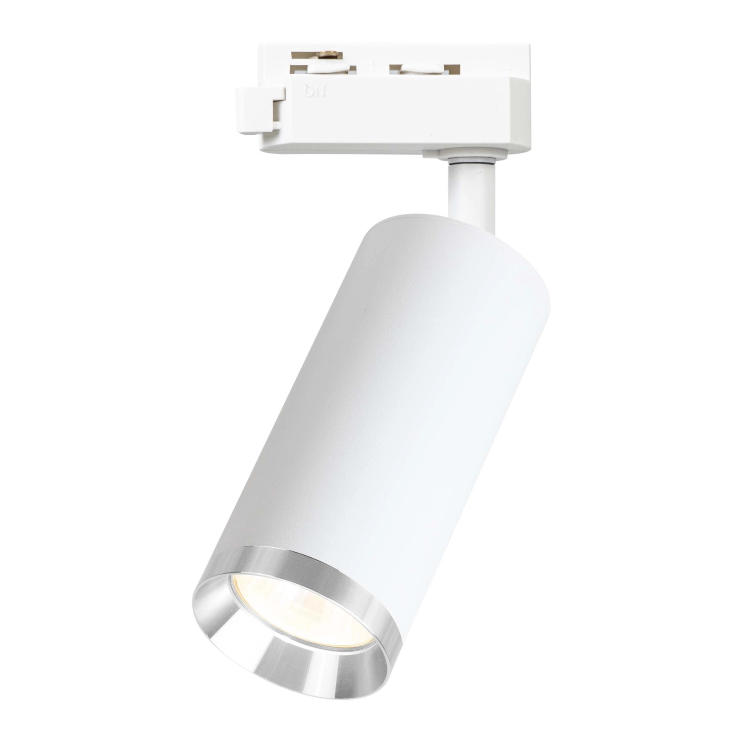 MiLAGRO Spot Mica Track 1xGU10 10W biało-srebrny